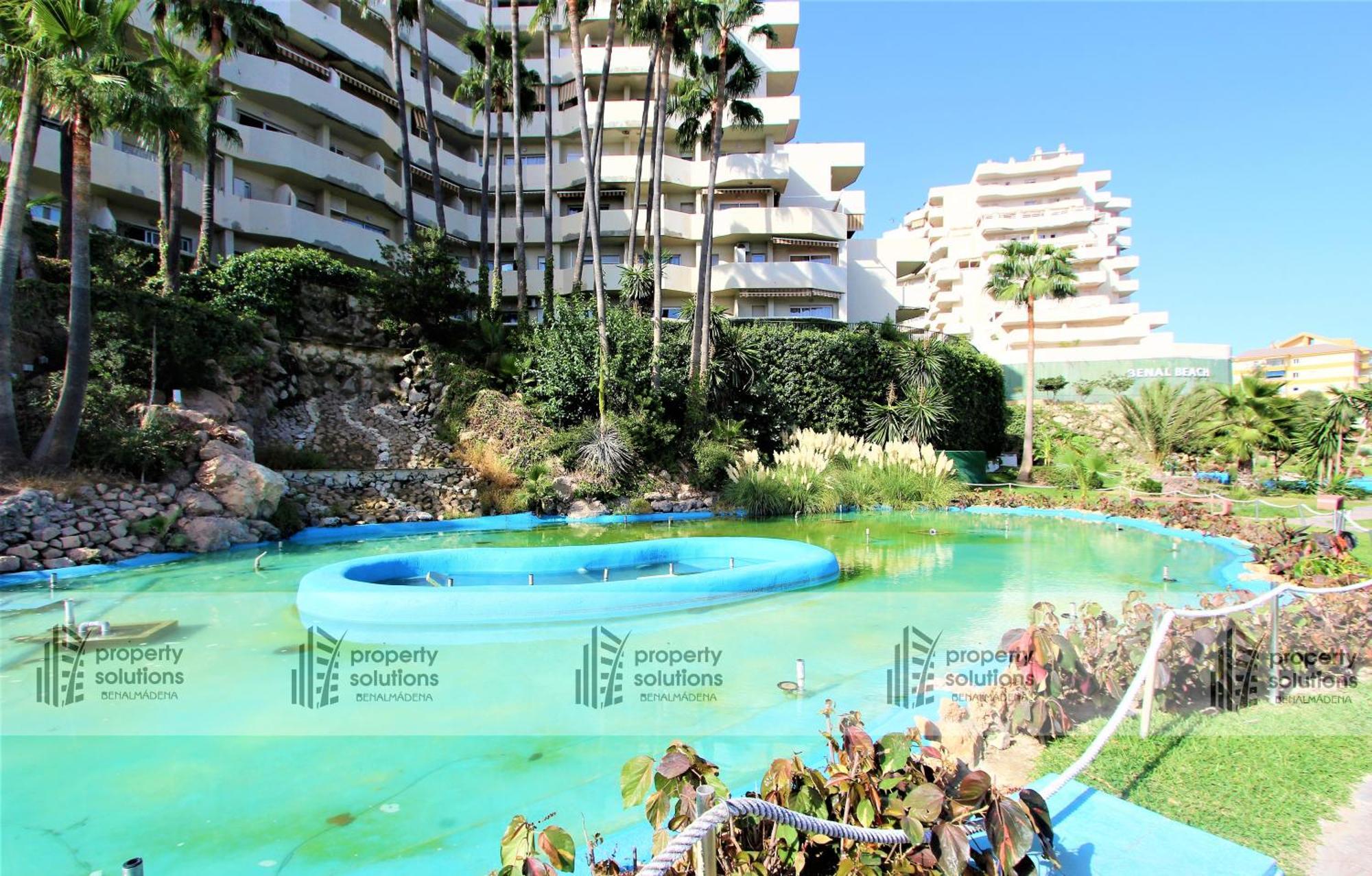 Benalbeach 1010 - Vista Al Mar - Piscina Todo El Ano - Primera Linea De Playa Бенальмадена Экстерьер фото